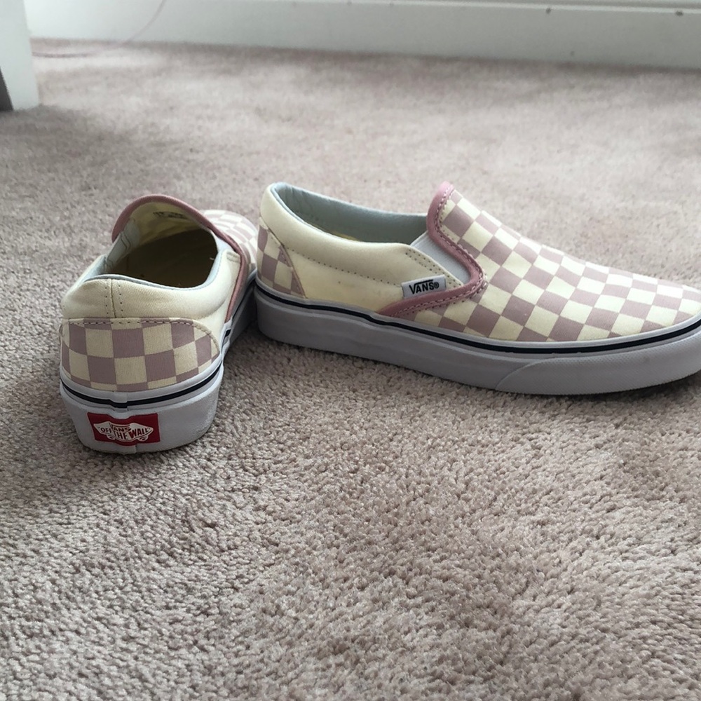 Pink Checkered Vans